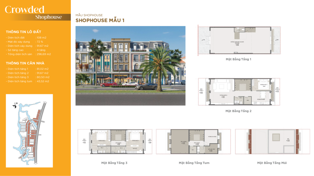 Nhà phố Thương mại Gold Coast